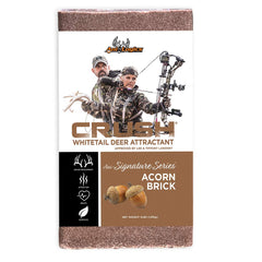 Ani-Logics Outdoors Crush Attractant Brick Apples closeup highlighting mineral boost for herd health