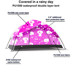 ANJ Outdoors KidzAdventure compact 1-2 person tent is easy to carry and set up.
