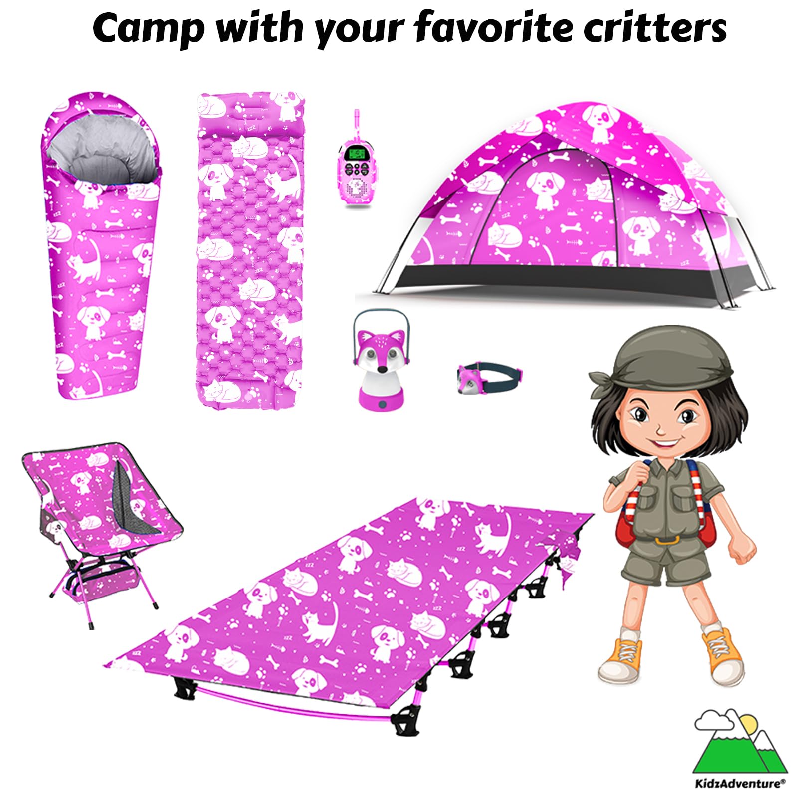 ANJ Outdoors KidzAdventure indoor-outdoor tent for backyard fun or camping trips.