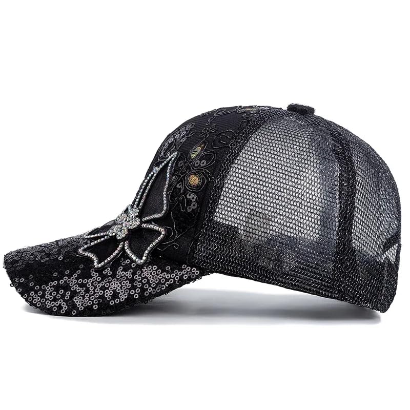 ANKOMINA butterfly cap back ponytail slot for easy hairstyle.