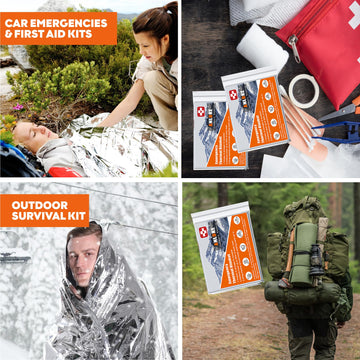 ANLOKE blanket compact in its pouch for backpack carry.