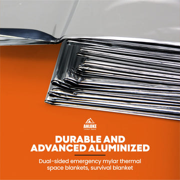 ANLOKE blanket multipurpose use for shelter, signaling, and warmth.