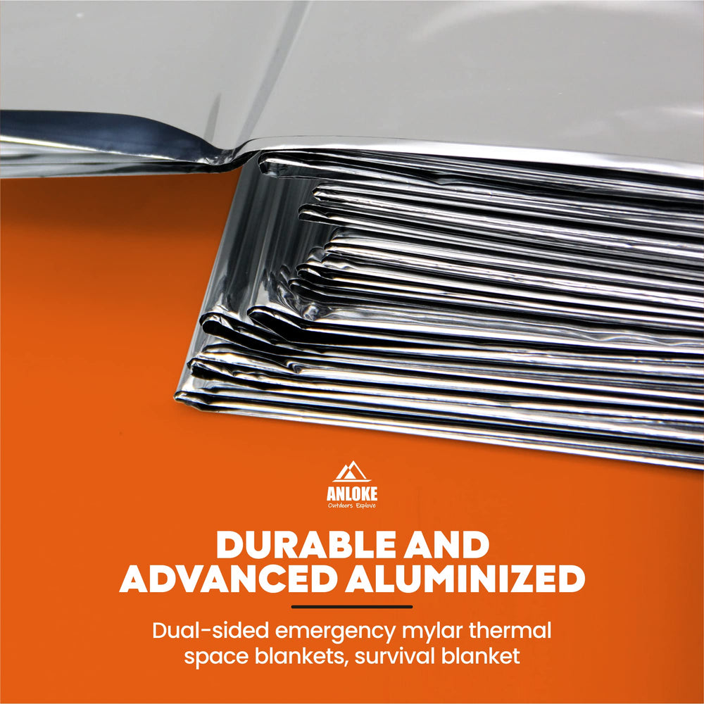ANLOKE blanket multipurpose use for shelter, signaling, and warmth.