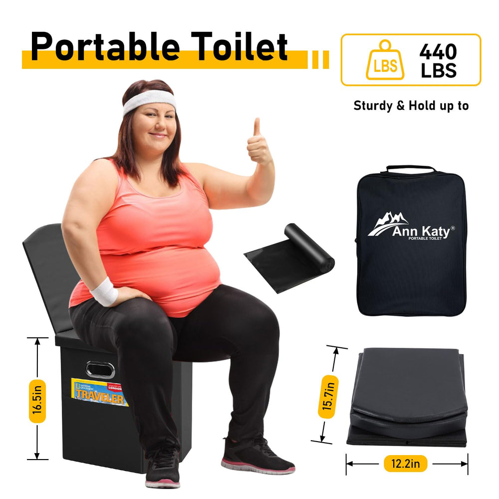 Ann Katy privacy tent folded compactly for easy transport.