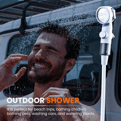 Ann Katy 3-mode shower head with detachable high-pressure spray gun