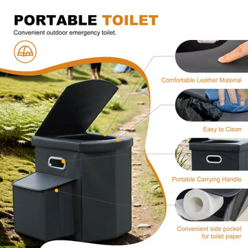 Ann Katy Upgrade XL with two handles, easy to move on camping trips.