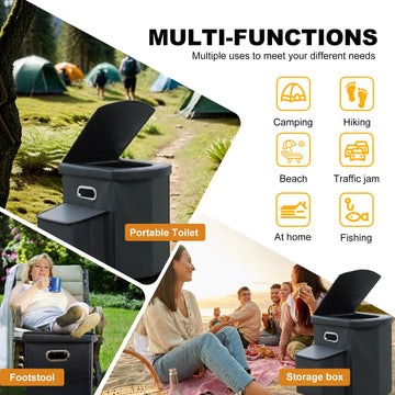 Ann Katy Upgrade XL with waterproof bag keeps waste and items clean during trips.