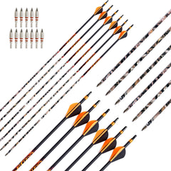 Annastar 500 spine carbon arrows designed for high-speed performance.