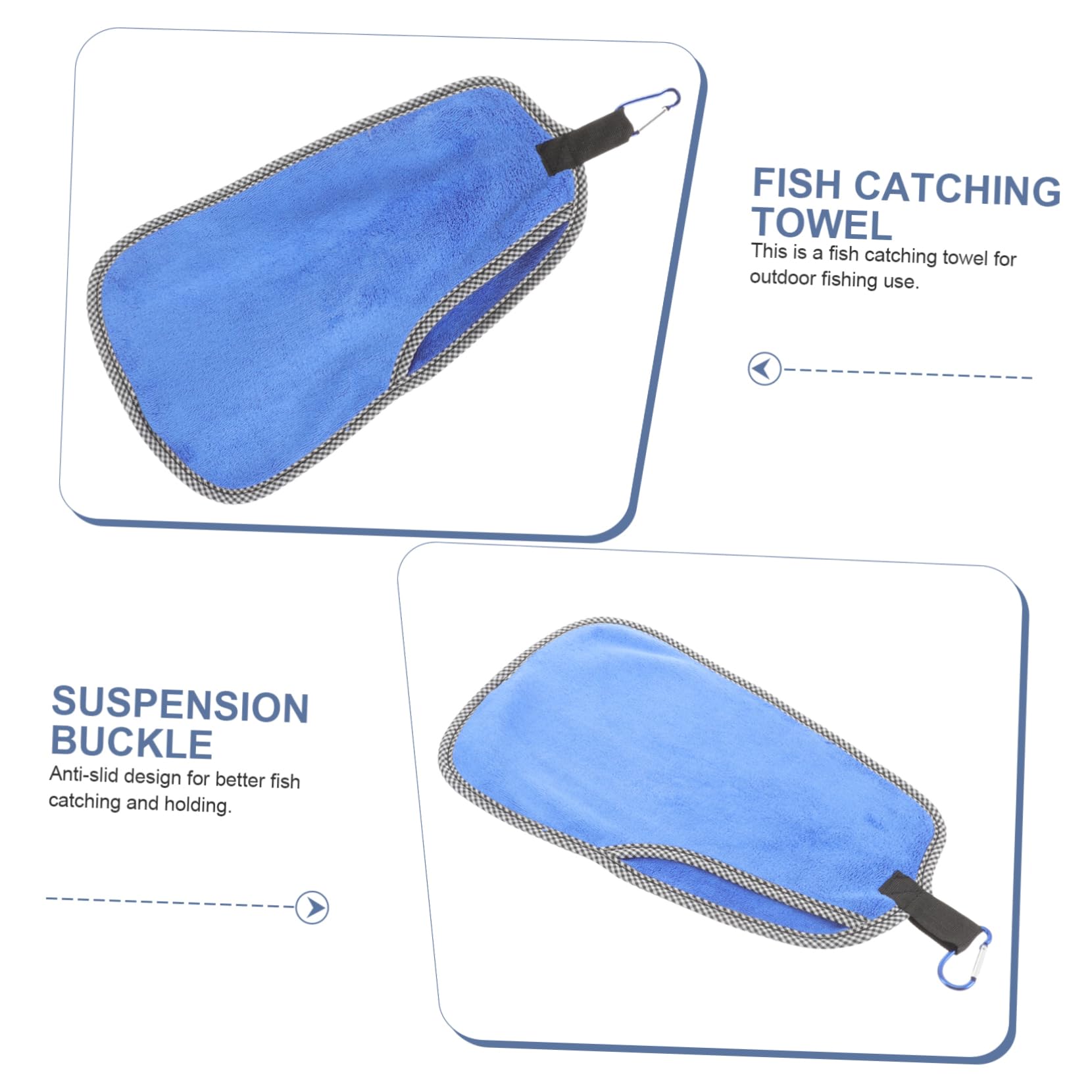 Anneome compact towel size 12.59 by 7.48 inches for fishing