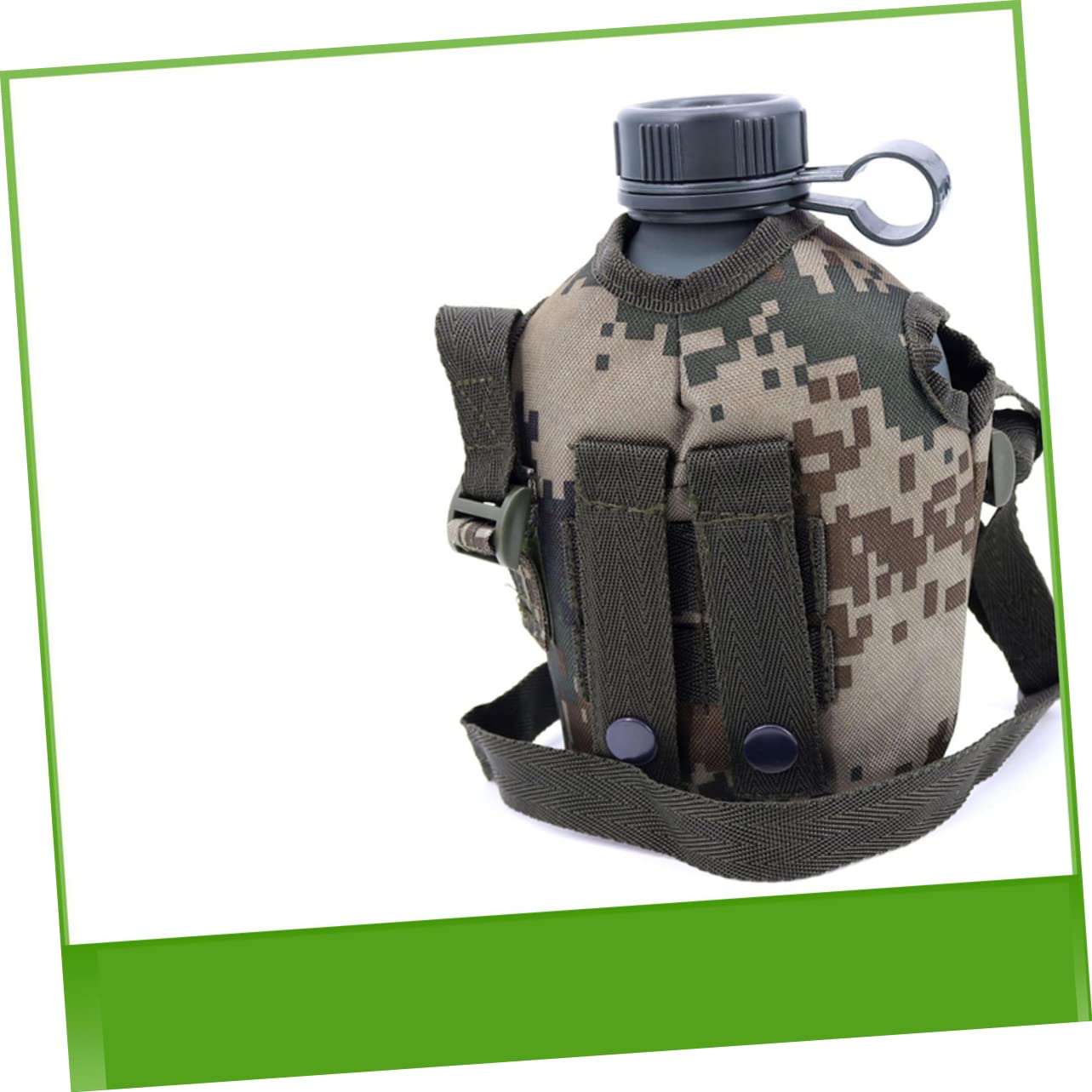 Anneome aluminum canteen with rugged build for years of reliable use.