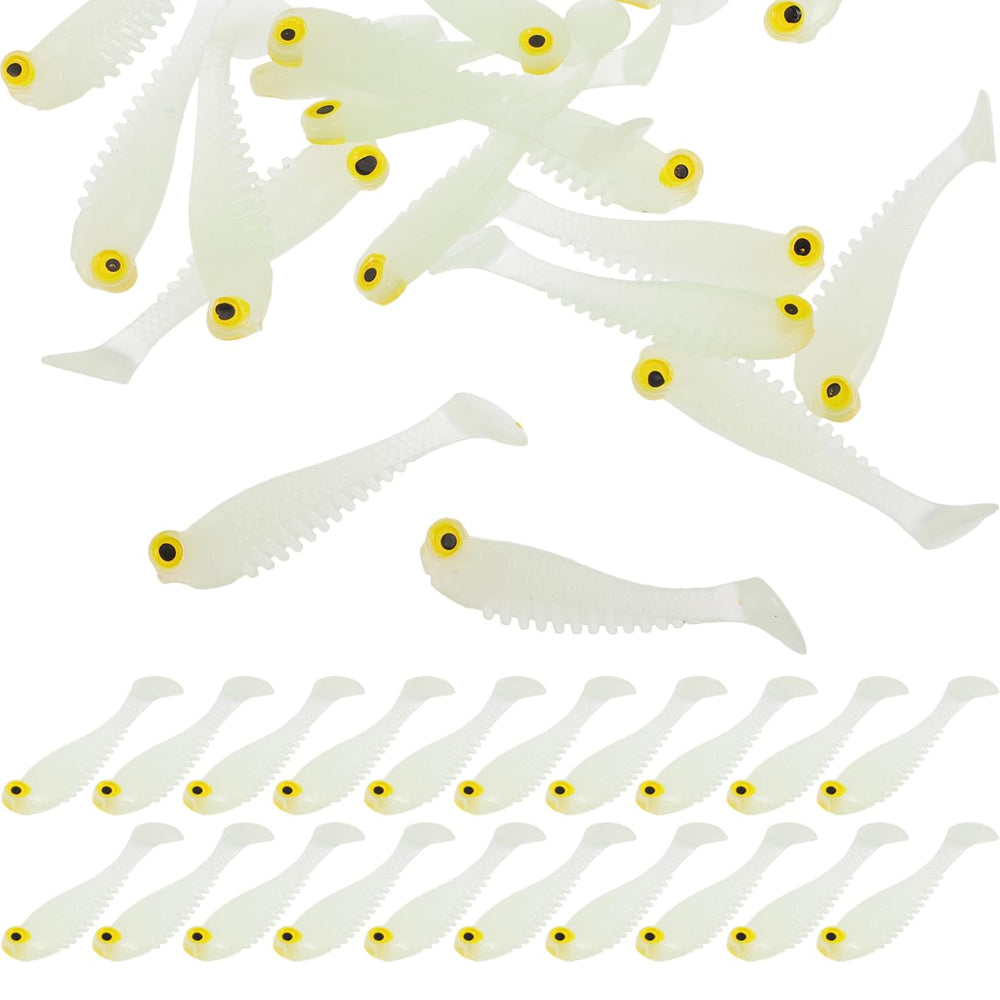 Anneome glow effect on lures enhances visibility for strikes.