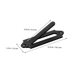 Anneome black iron wall hanger for versatile indoor use