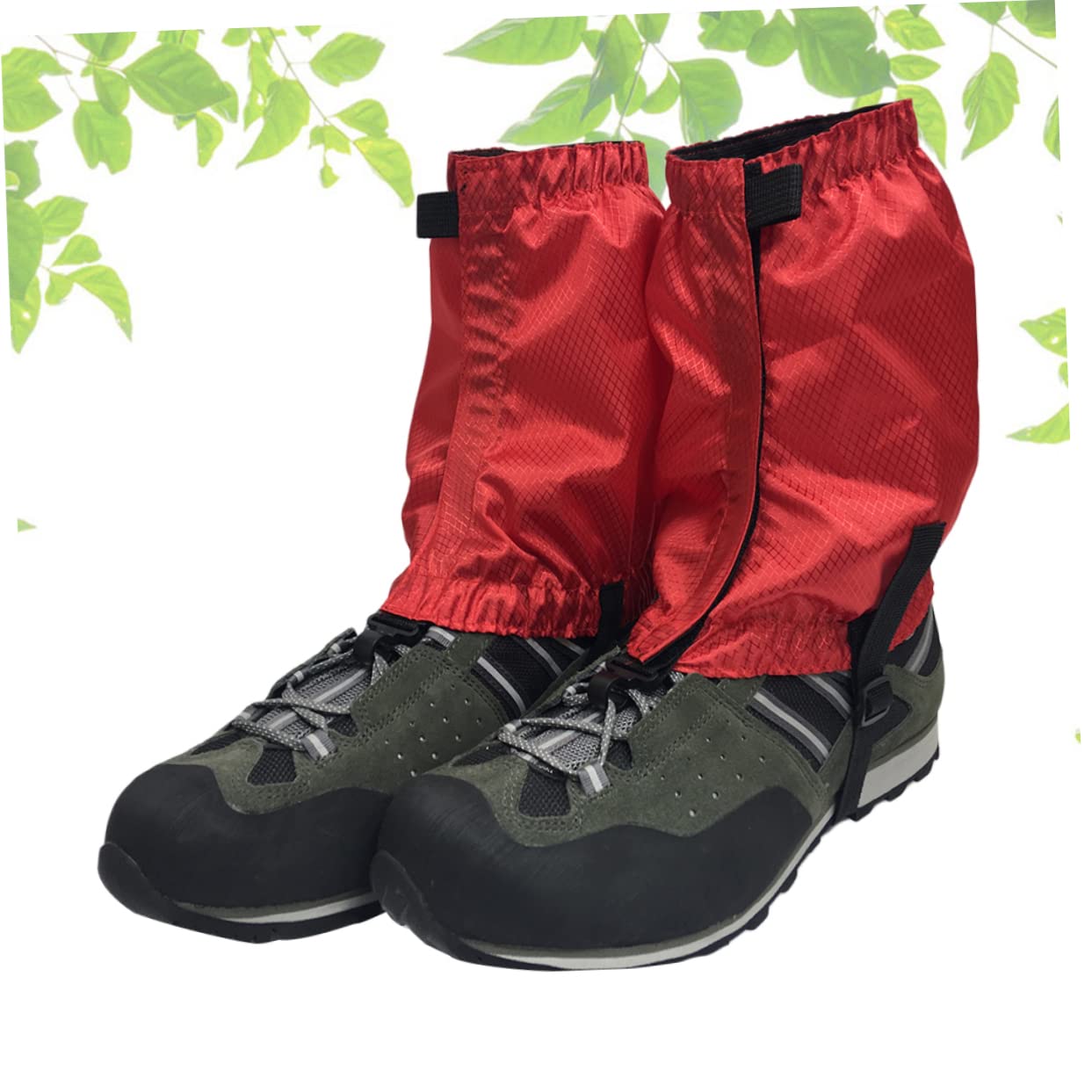 Anneome mowing and fishing sessions stay cleaner with ankle gaiters.
