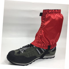 Anneome gaiters with top elastic cord adjust for a snug leg seal.
