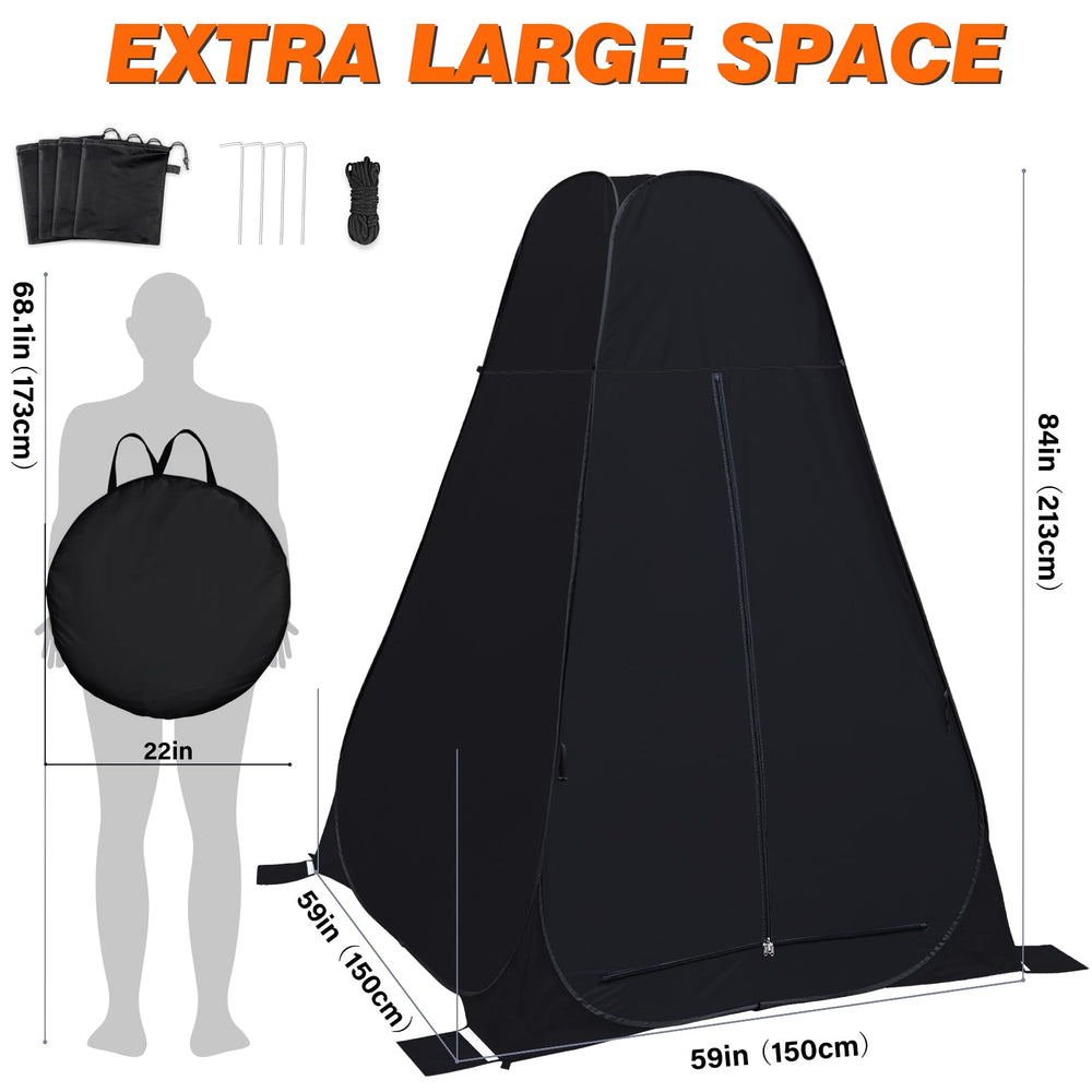 anngrowy shower privacy tent included carry bag for easy transport