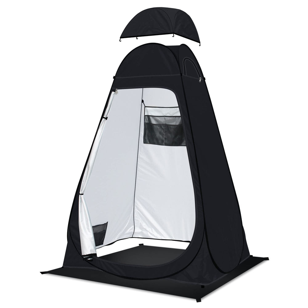 anngrowy shower tent exterior provides private shelter for camping and beach trips