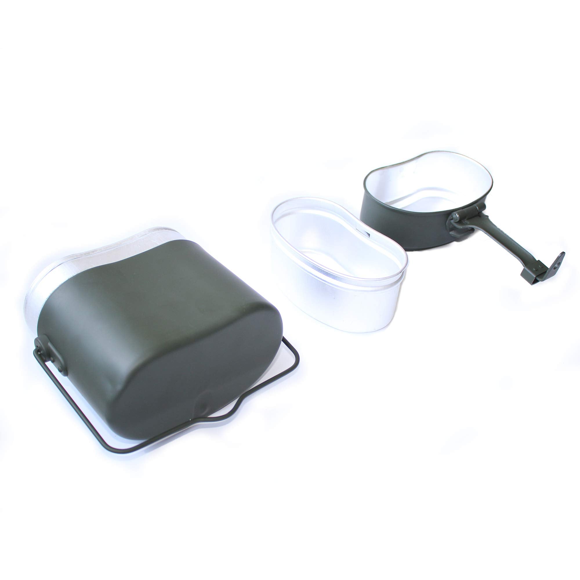 ANQIAOGreen M31 mess kit assembly shows three-piece layout for tabletop dioramas