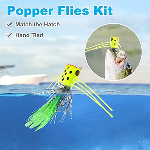 Portable pocket-sized popper fly box for travel