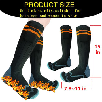ANSOZLEE heated socks one size fits all for men and women.