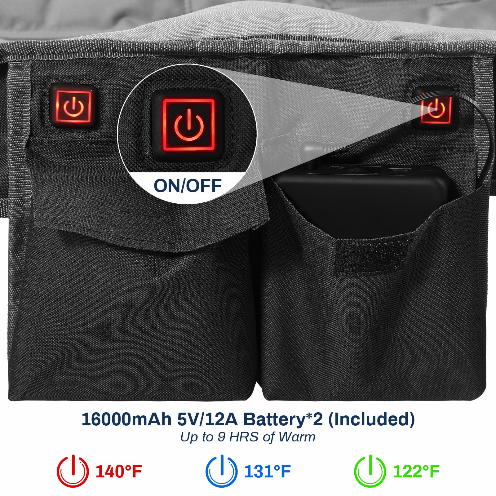 ANTARCTICA GEAR back pocket storage keeps essentials within reach.