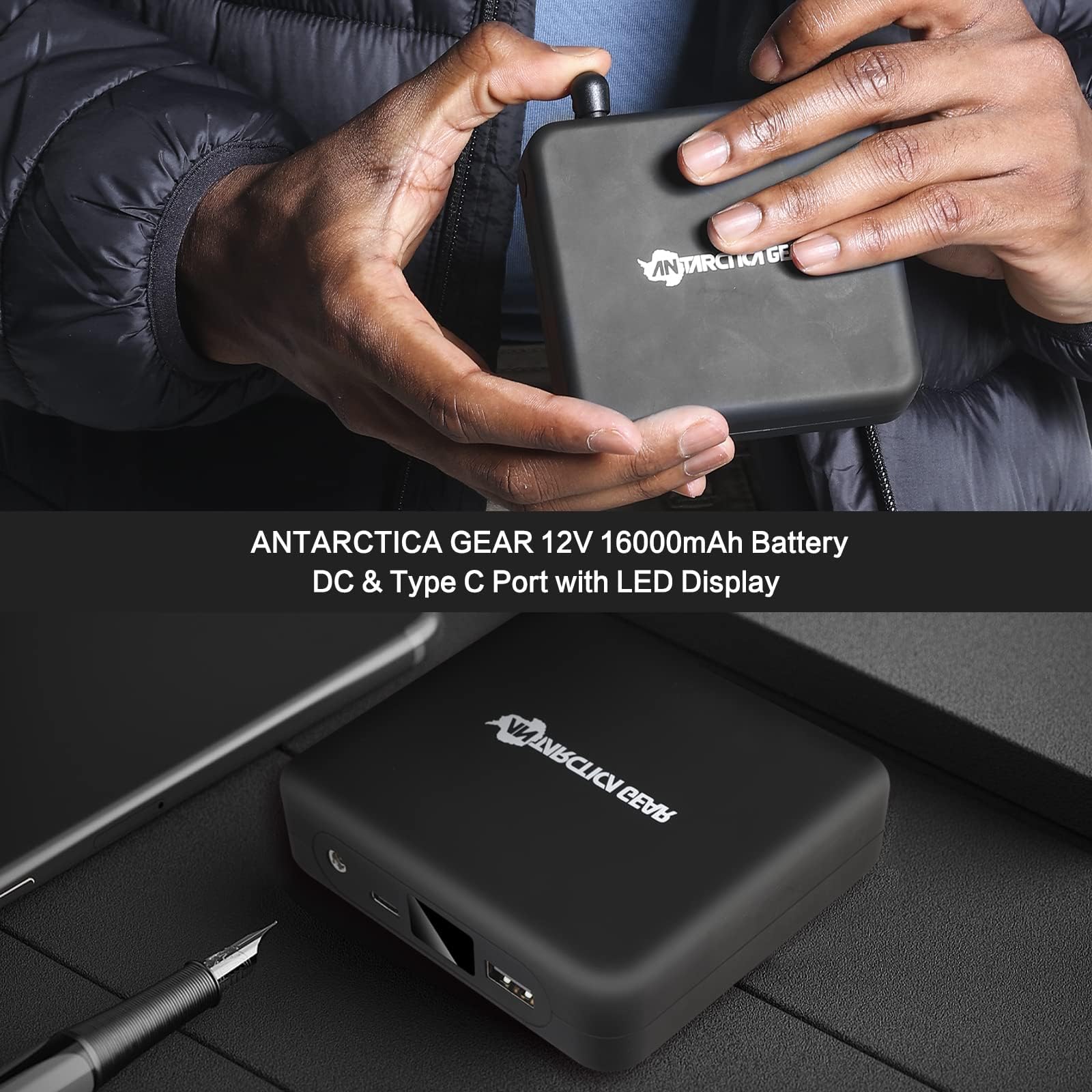 ANTARCTICA GEAR carbon fiber heating elements delivering rapid heat across core areas