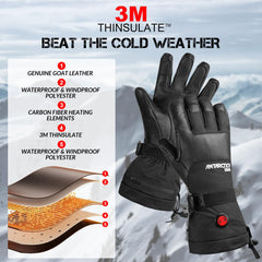 Antarctica Gear Pro conductive fingertips enable touchscreen use.