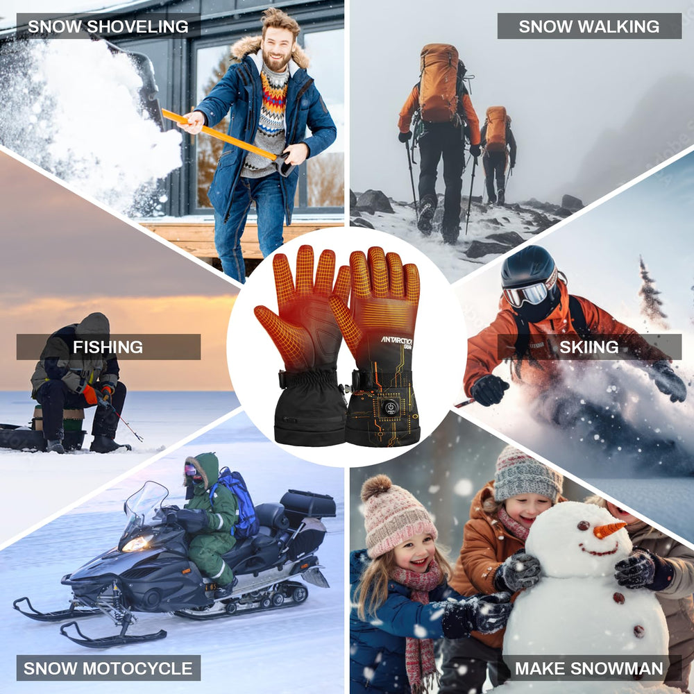 Antarctica Gear Pro gloves for skiing and hiking in cold weather.