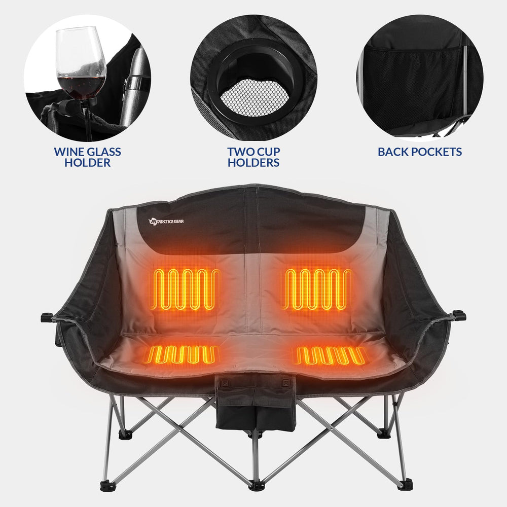 ANTARCTICA GEAR two-seat setup for shared outdoor lounging.