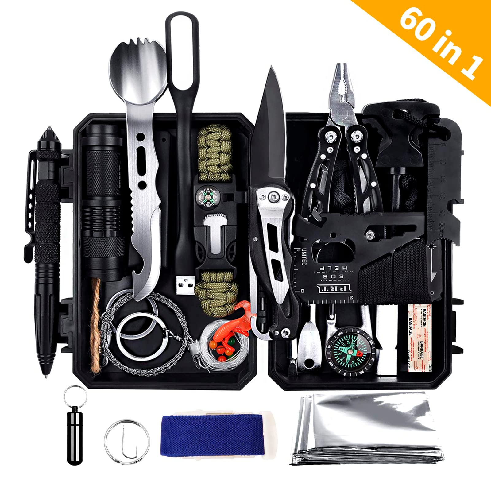ANTARCTICA 60 in 1 kit fits in car trunk or bug-out bag.