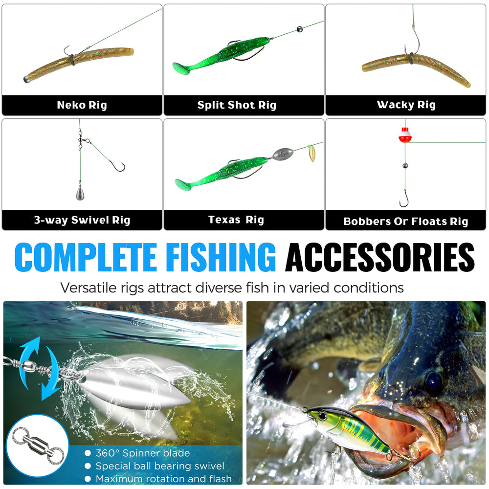 Premium anti-corrosion stainless steel fishing gear