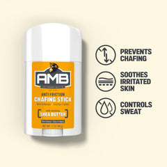 Anti Monkey Butt Anti-Chafing Stick close-up applying for instant comfort.