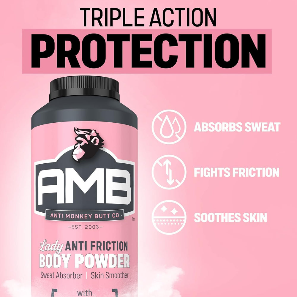 Anti Monkey Butt pack of 2 emphasizes convenient daily-use product.