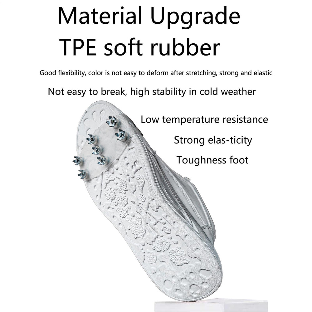 Anti-slip snow cleats support safe daily commutes and outdoor activities.