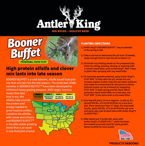 Antler King Booner Buffet stays green in cold weather
