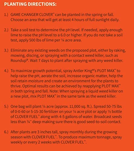 Antler King Game Changer Clover Mix northern-southern adaptation imagery emphasizing broad regional suitability