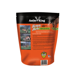 Antler King Honey Hole field-setup showing a ready-to-plant deer forage plot.