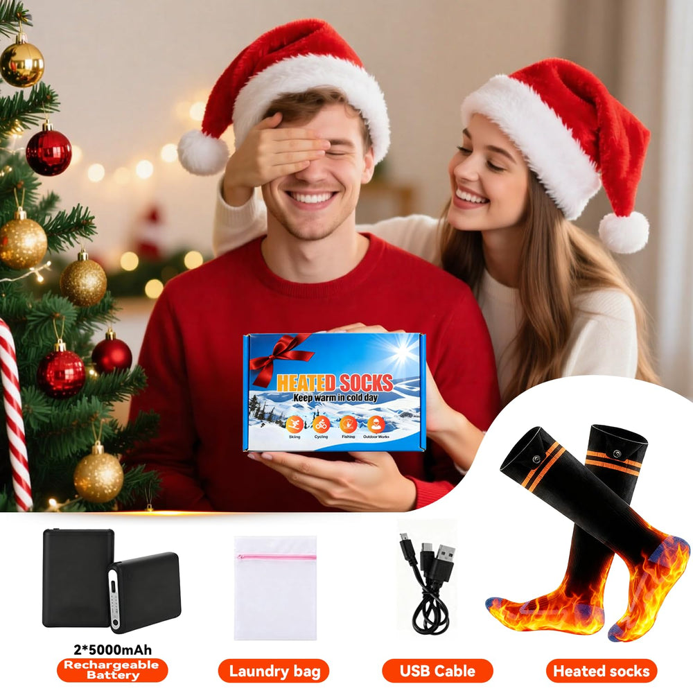 Anycash heated socks keep feet dry and warm during long outdoor tasks