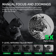 Anyork night vision goggles 4000mAh battery enables longer camping sessions