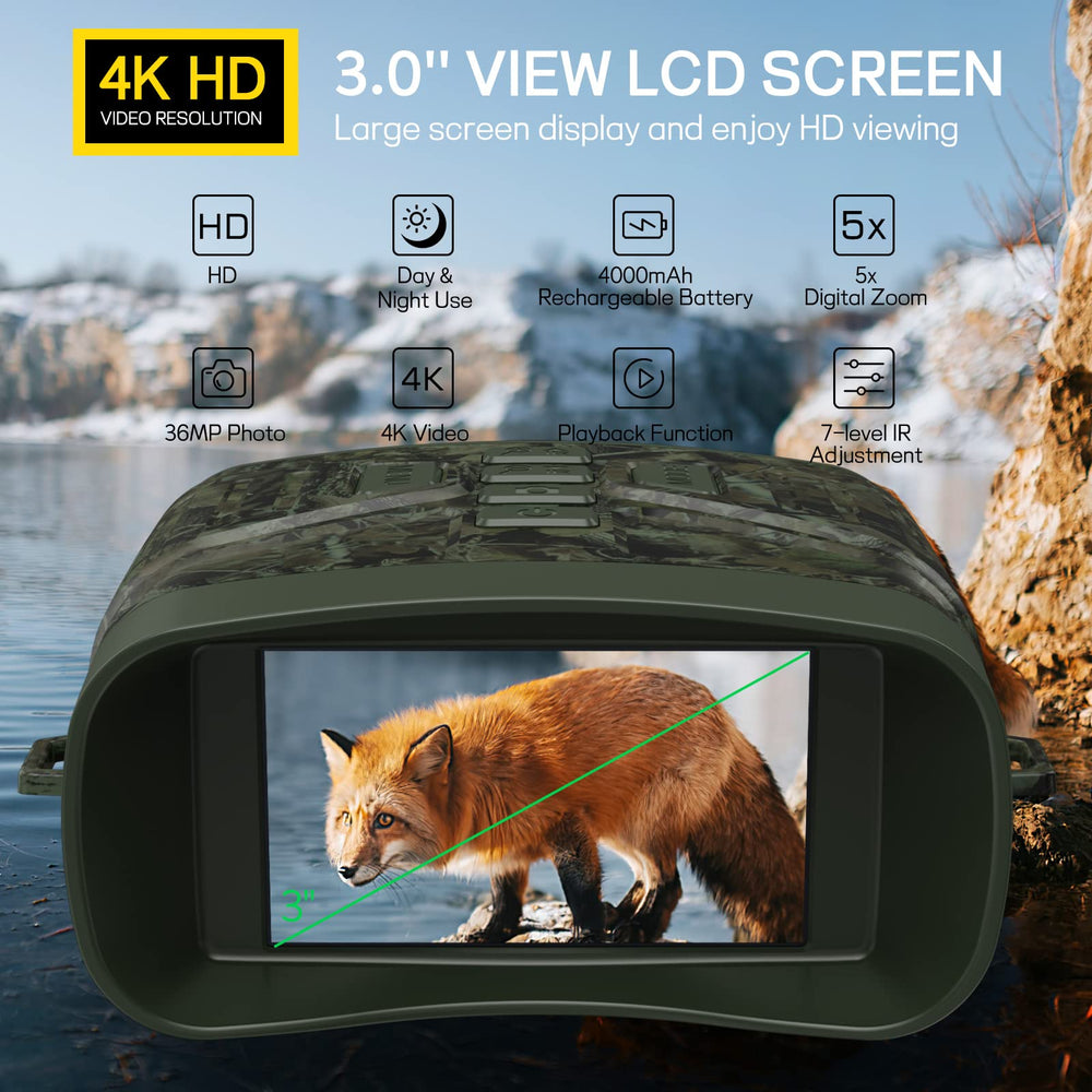 Anyork night vision goggles with 850nm IR illumination for improved night visibility