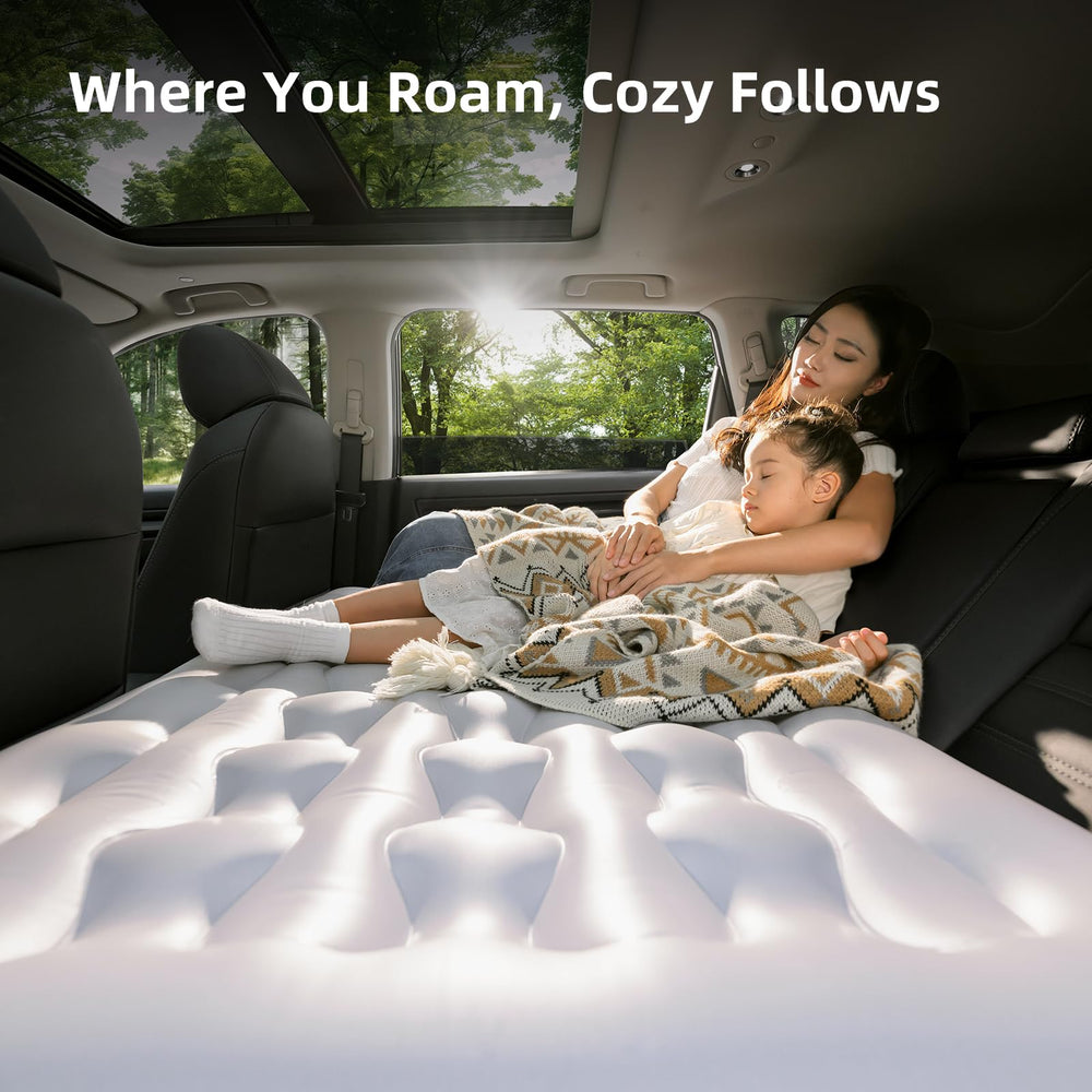 Anystay includes eye mask and pump charger for convenience.