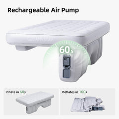 Anystay compact storage bag after deflation supports travel readiness.
