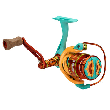 Anything Possible A13 3000 Series spinning reel front view highlights lightweight graphite body for easy handling