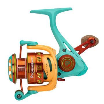 Anything Possible A13 3000 Series spinning reel main shaft close-up shows robust support for long use