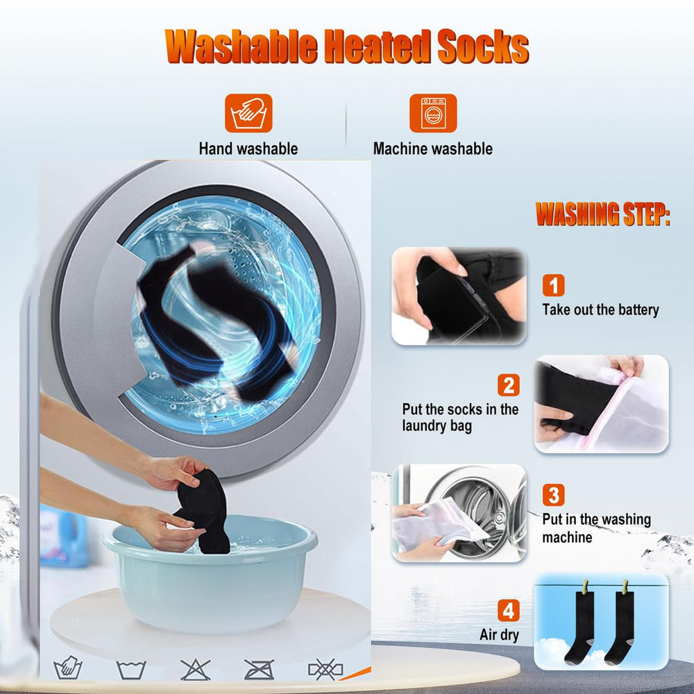 Gift-ready ANSOZLEE Ultra heated socks packaging.