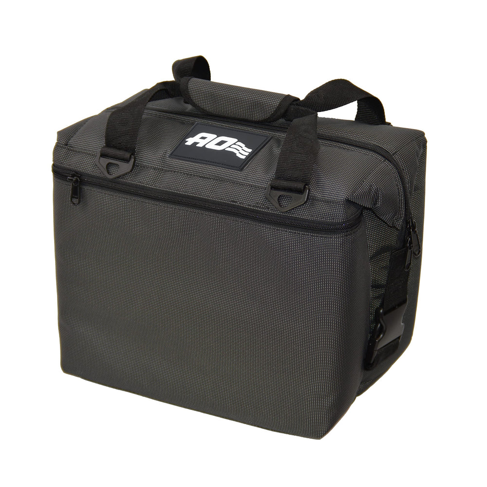 AO Coolers Ballistic Series Soft Cooler front view keeps drinks cold on outdoor trips