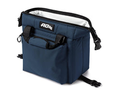 AO Coolers Caravan Canvas soft cooler insulation close-up showing high-density insulation.