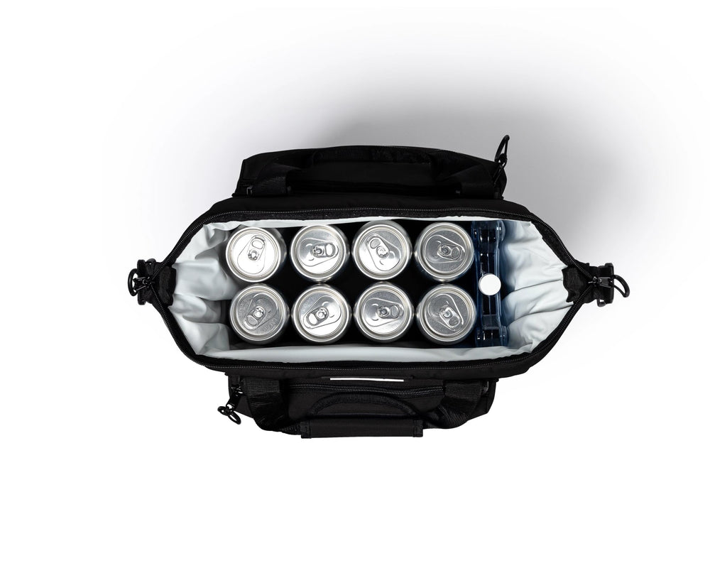 AO Coolers Caravan Canvas Soft Cooler dry-item pocket helps keep utensils and towels within reach.
