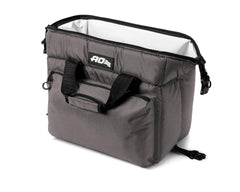 AO Coolers Caravan Canvas Soft Cooler outer pocket for dry items.