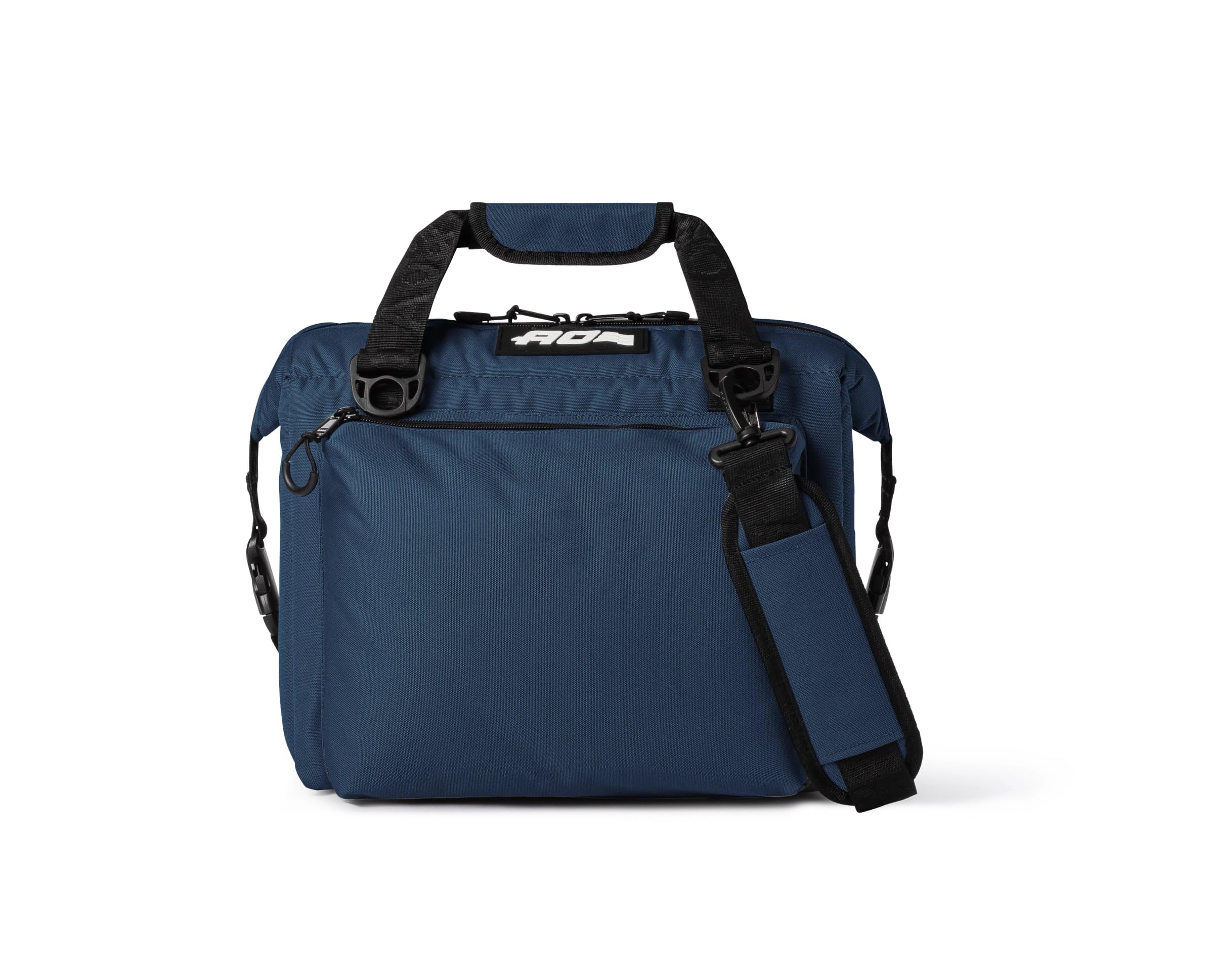 AO Coolers Caravan Canvas soft cooler side-pocket view highlighting oversized storage pockets for day trips.