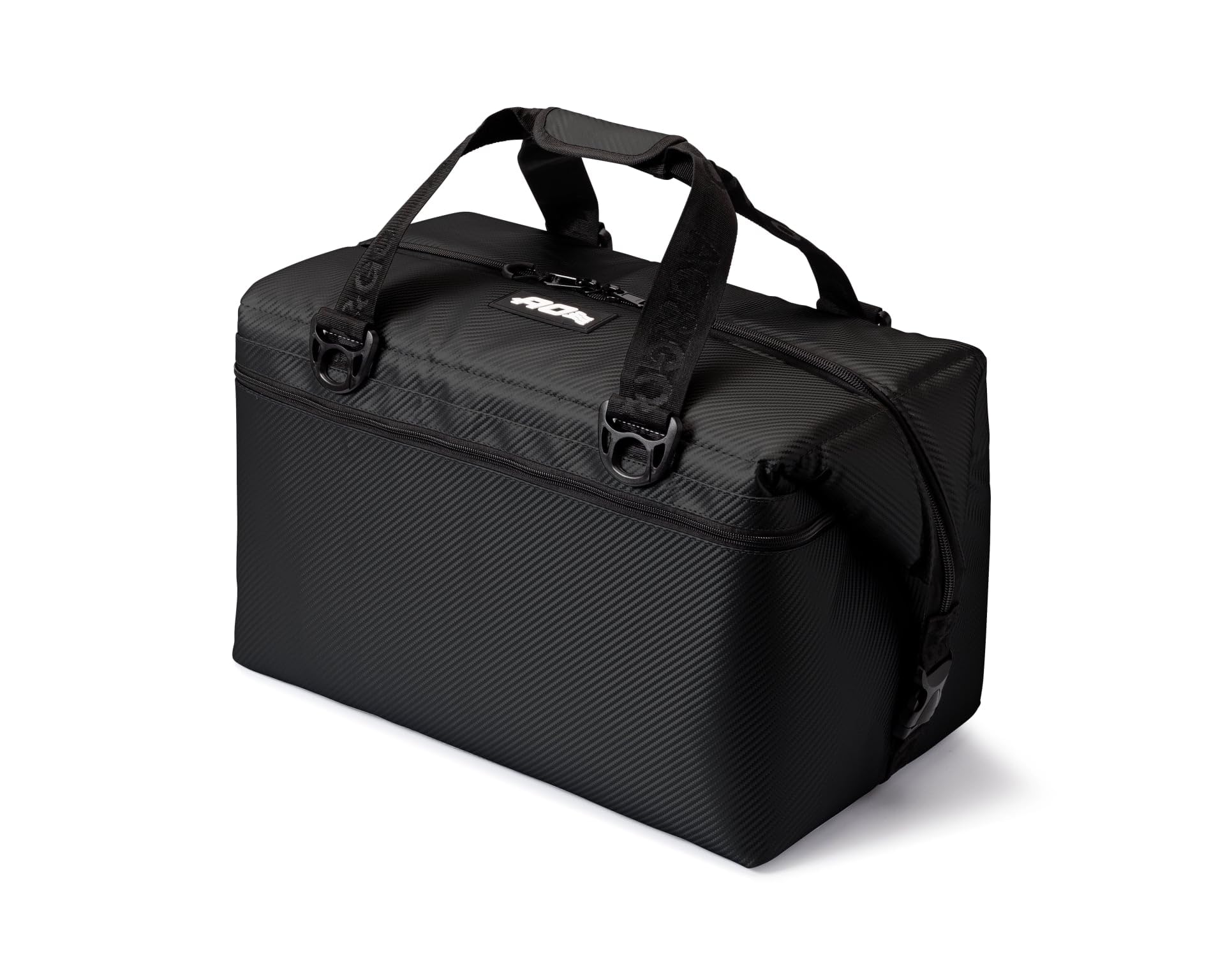 AO Coolers Expedition Carbon Soft Cooler carbon fiber look emphasizes outdoor style
